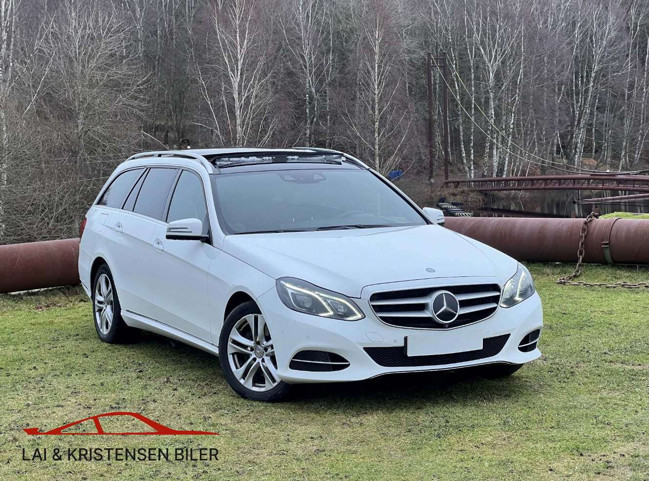 Billede af en Mercedes E350